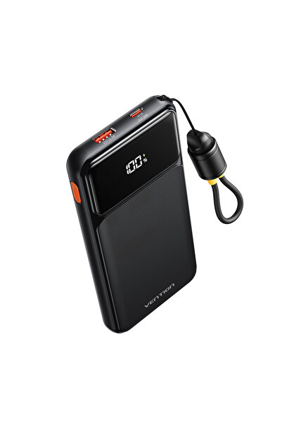 Vention 10000mAh 22,5W Kendinden Askılı Kablolu Hızlı Powerbank