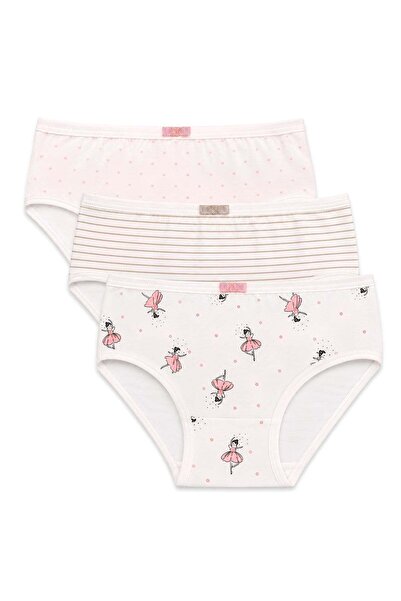YILDIZ Lycra Girls' Panties Patterned 3-Pack