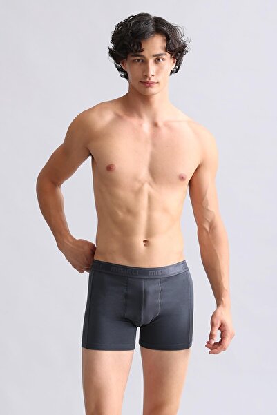 Aytuğ&Mısırlı Mısırlı Modal by TENCEL Compact Cotton Klasik Boxer Antrasit