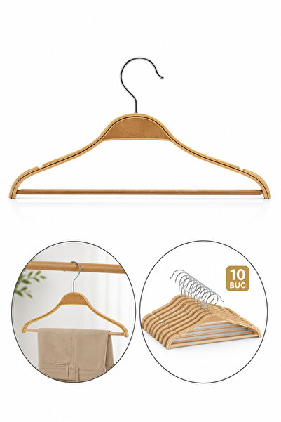 OEM HomeRoy – Set 10 Umerașe din Lemn Premium