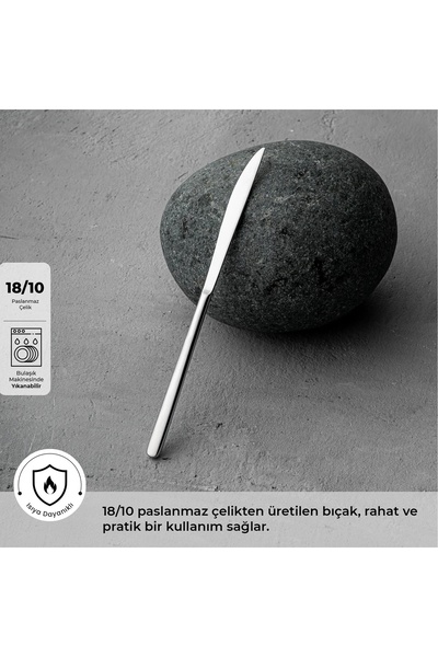 Emsan Titan 12 Adet Yemek Bıçağı 22 cm