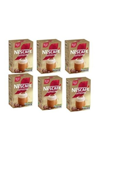 Nescafe أكياس كابتشينو جولد 15.5 جرام × 7 أكياس × 6 علب