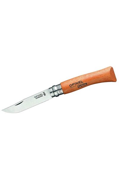 Opinel briceag nr. 07 carbon cu mâner din lemn