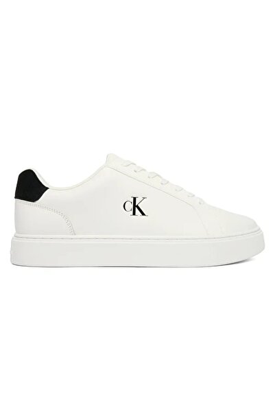 Calvin Klein Jeans Κλασικό Δερμάτινο Παπούτσι με Σόλα Καπσούλ και Κορδόνια, Λ...
