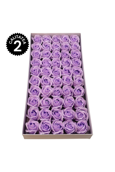 AFO Set 50 Trandafiri Sapun Parfumati Calitatea II Violet