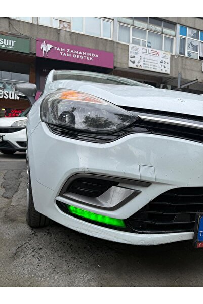 Ark Sticker Clio 4 Sis Farı Sticker Set 2014-2019 Uyumludur Yeşil