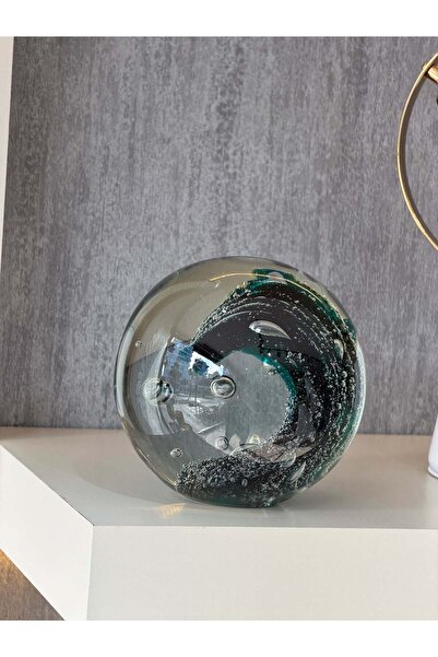 YASAR CONCEPT Oceana Cam Küre Dekor 12x12 Cm
