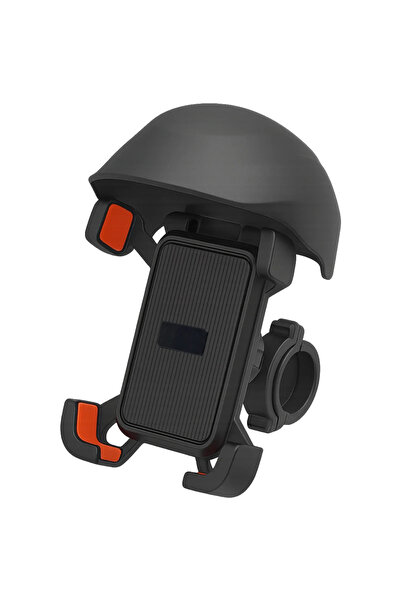 KATJMER NVR-4075 Motosiklet Telefon Tutucu | Mini Kask Tasarımı | Mandallı Ki...