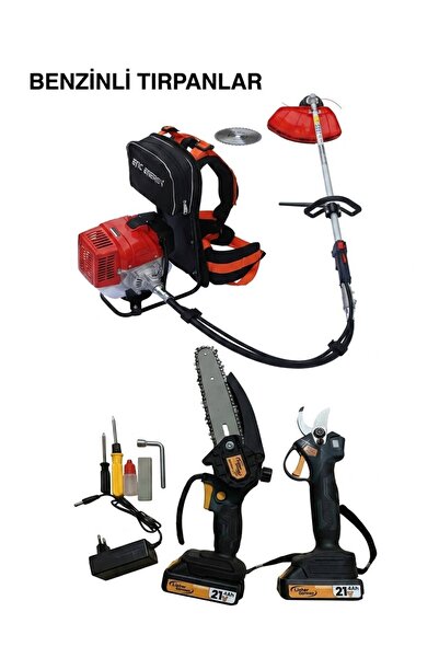 Energy BG520-5E TIRPAN 1,9 HP AKÜLÜ BUDAMA MAKASI VE TESTERESİ HEDİYE