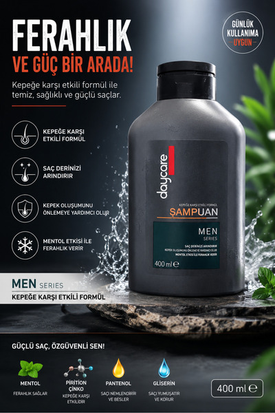 Daycare Men Series Anti-Dandruff Shampoo 400 ml