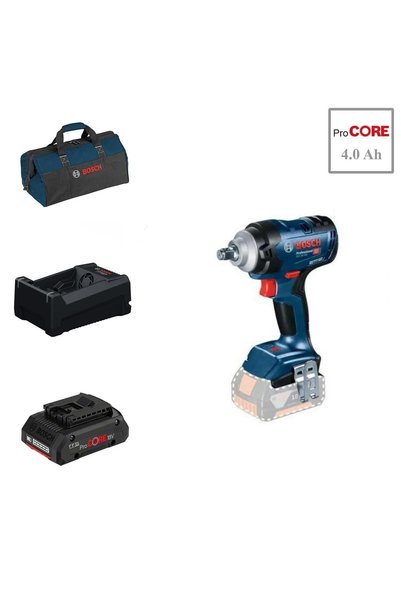 Bosch GDS 18V-400 1x4 Ah ProCORE Akülü Darbeli Somun Sıkma Bez Çantalı