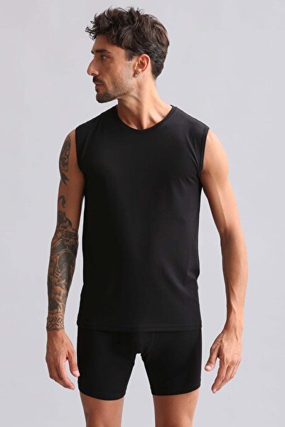 Aytuğ&Mısırlı Egyptian Modal by Tencel Hercules Slim Fit Crew Neck Sports Ath...