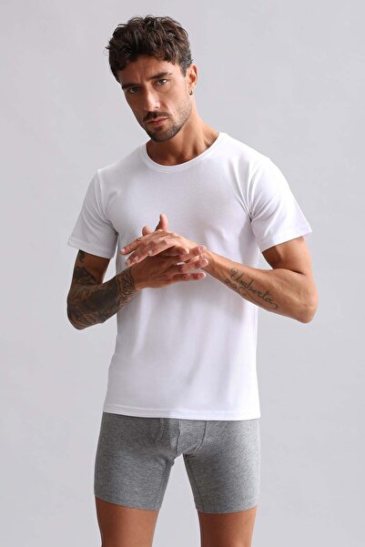 Aytuğ&Mısırlı Egyptian Modal by Tencel Hercules Slim Fit Crew Neck Undershirt...