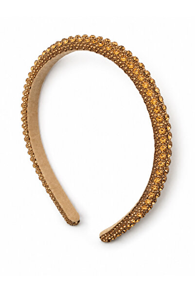 Weweus Crystal Stone Embellished Premium Crown - Gold