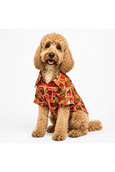 Buddy Store Çiçek Desenli Pet Gömleği Krinkıl Kumaş