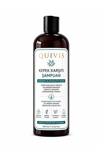 Quivis Purifying Shampoo Deep Cleansing for Hair and Scalp 400 ml