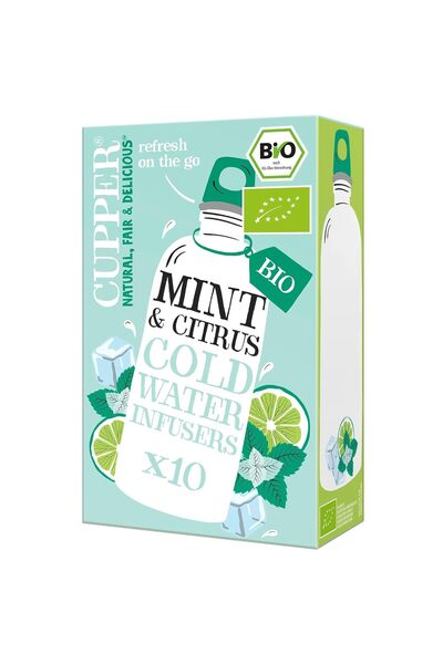 cupper Mint & Citrus Cold Water Infusers Organic Cold Tea