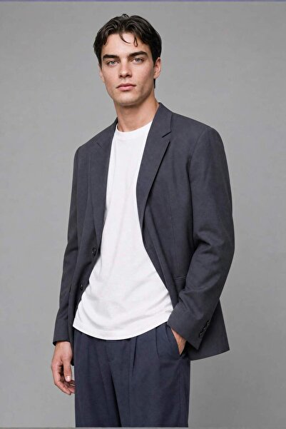 DeFacto Oversized Tencel Blazer Jacket H7042Ax26Sm