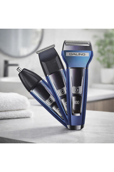 Vivendo Aparat de tuns 3 in 1 Daling DL-9238 cu afisaj digital pentru barba p...