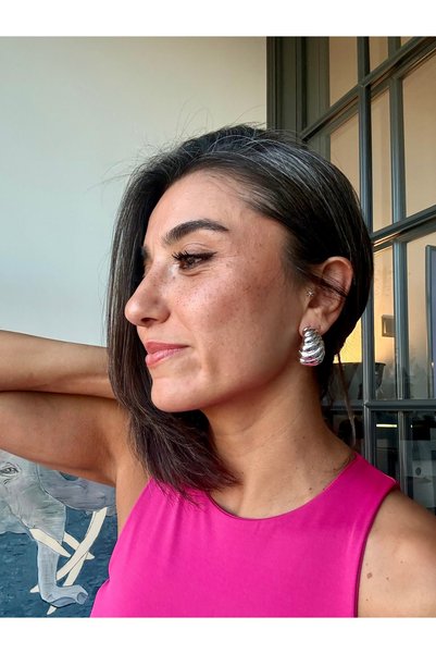 Merishe Jewerly Silver Imported Snail Antiallergic Non-Tarnish Ultra Light Earrings