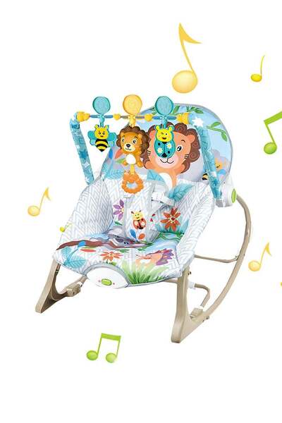 ACTEN MaBaby Infant Electric Vibrating Musical Rocking Chair, Load Capacity 4...