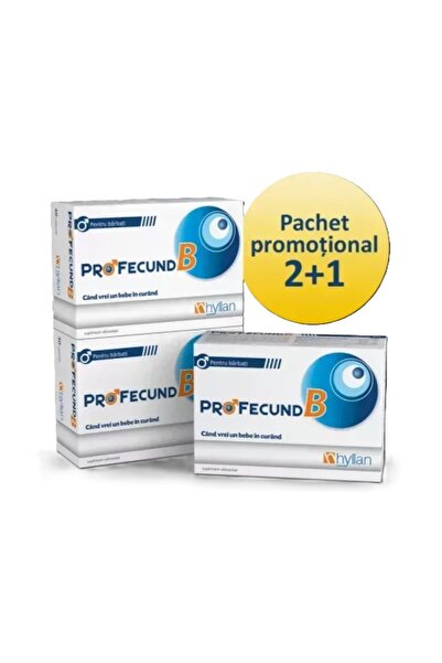 Hyllan Pharma Pachet Profecund B 3 x 30 capsule,
