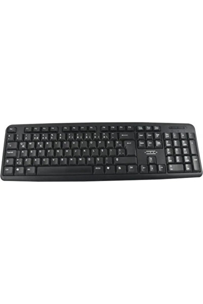 kruxon KM-3055 USB Siyah Kablolu Klavye Q TR
