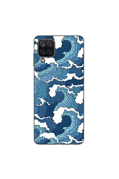 OEM Husa compatibila cu Samsung Galaxy A12 Silicon Gel Tpu Model Crazy Waves