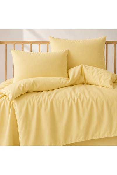 liefhome طقم غطاء لحاف أطفال معتمد مصنوع من القطن بنسبة 100% مقاس 100x150 - كاكي |   63 خيوط منسوجة |   شحن بالصندوق