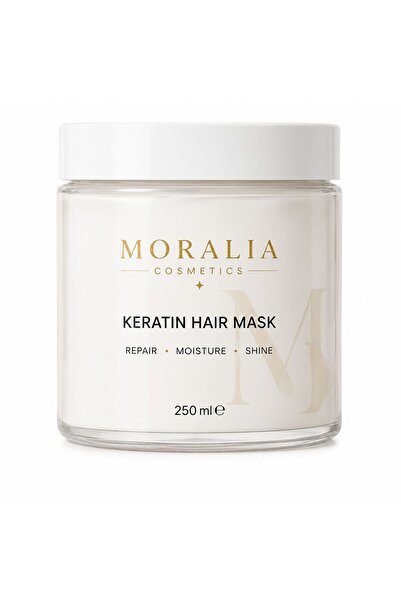 Moralia PREMİUM KERATİN HAİR MASK, Nemlendirici, Onarıcı, Parlatıcı 250ml