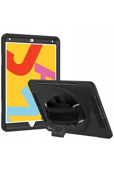 4smarts Husă robustă cu suport pentru Apple iPad (generația a 7-a/a 8-a)