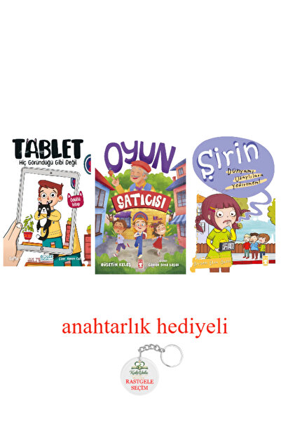 Timaş Yayınları Tablet-Oyun Satıcısı-Şirin İz Peşinde2 3 kitap set