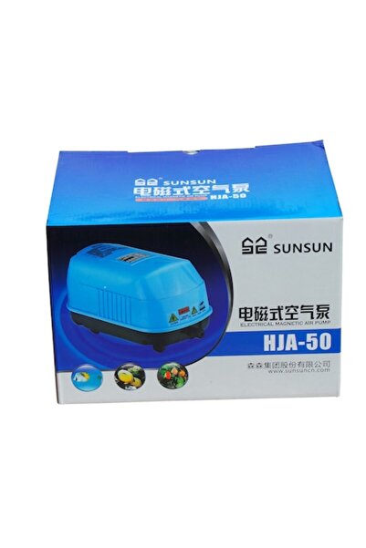 SunSun HJA-50 – Aerator silențios 60L/min pentru acvarii și iazuri