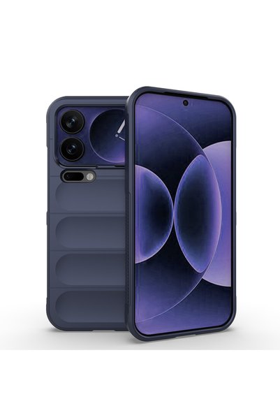 NANOSPACE Xiaomi 17 Pro Max Uyumlu Kılıf Esnek TPU Oyuklu Arka Yüzey Tasarıml...