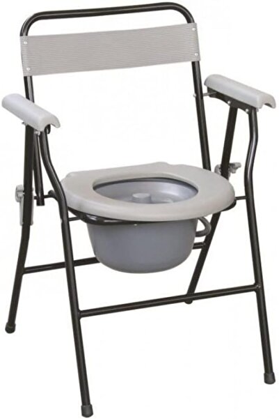 Generic Bathroom chair with backrest and sides - black, 899