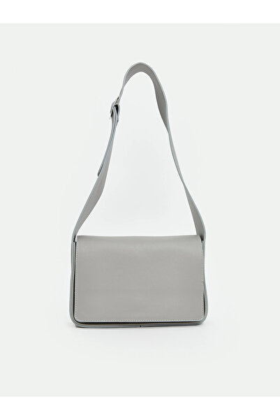 LC Waikiki Gray Women's Shoulder Bag with Adjustable Strap