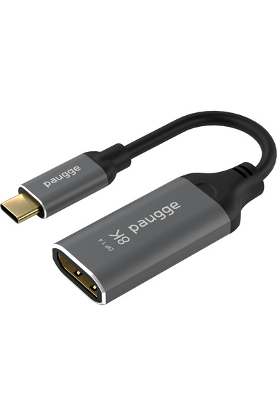 Paugge USB C To Displayport Adaptör - Dp 1.4, Thunderbolt 5/4/3, Hdr, 8k 60Hz...