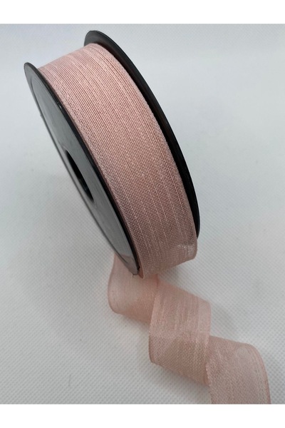 Öztürk Tuhafiye Linen Nopeli Ribbon. 2.5 cm X 20 Meters.