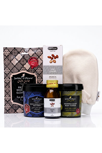Jardin Oleane Bath Set for Brightening and Moisturizing - 4 Pieces