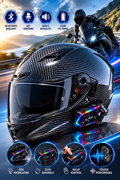 ÖZDELMARKT 15-20 Saat Müzik Dinleme Süreli Kask İçi Bluetooth Kulaklık