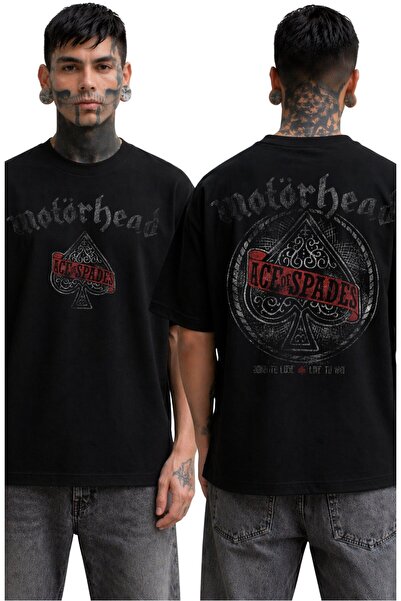 Fuddy Moda Μπλουζάκι Unisex Motörhead Ace Of Spades με στάμπα στην πλάτη και ...
