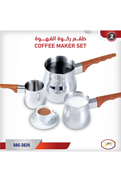 DAC Steel Coffee Cup Set -3 Pieces
