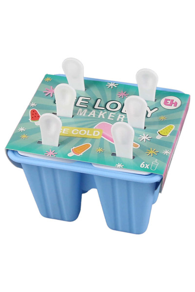 OEM Set de 6 forme pentru înghețată, din silicon, 14x12 CM