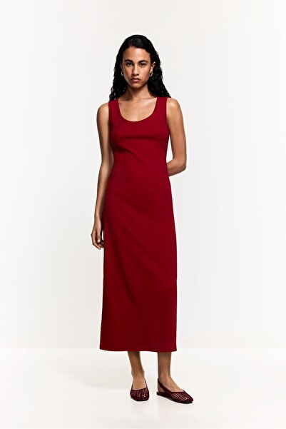 LEFTIES Ribana midi elbise