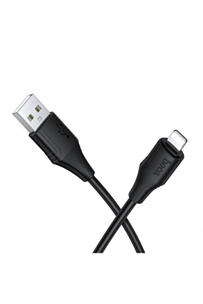 hoco. Cablu Date si Incarcare USB-A - Lightning HOCO X124, 18W, 1m, Negru