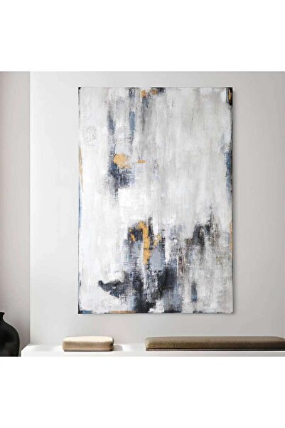 PAN HOME Dubley Hand Painted Textured Wall Art 160x230cm - Grey