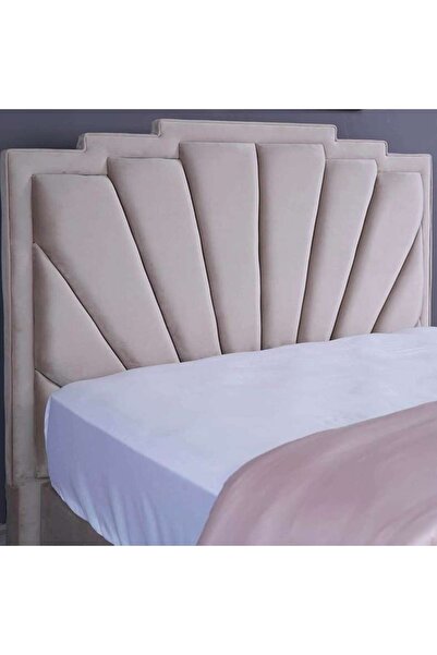 PAN HOME URANUS HEADBOARD VELVET BEIGE L-150 : H-125 CM