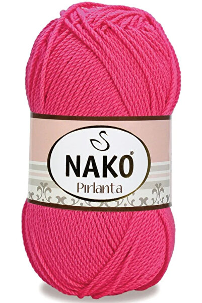 NAKO Pırlanta Amigurumi El Örgü İpi 10493 Canlı Pembe