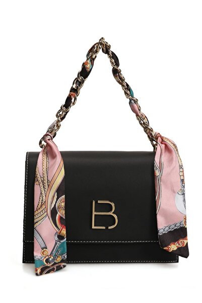 Lucky Bees Geantă crossbody din piele cu accesoriu eșarfă, Crem