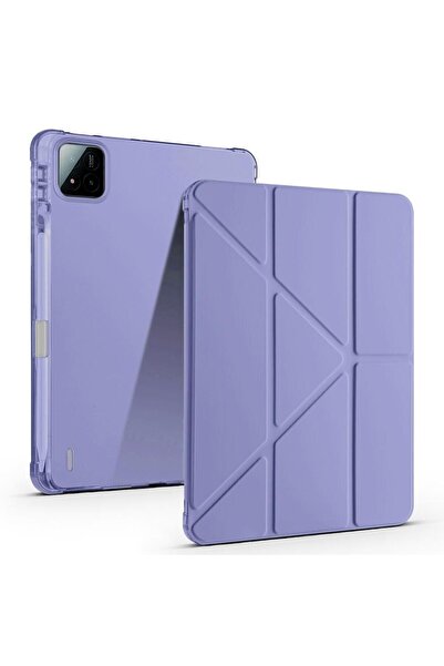 AktarMobile Xiaomi Mi Pad 7 / Pad 7 Pro uyumlu Kılıf Kalem Bölmeli Tri Foldin...